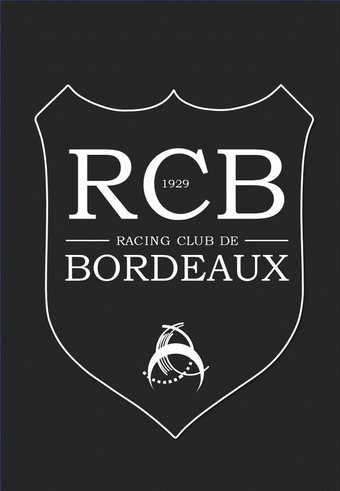 Écusson du Racing, version fond noir