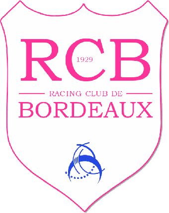 Écusson du Racing, version tout en rose